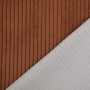Meubelstof corduroy Cozy, reebruin
