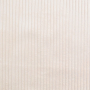 Tissu ameublement fauteuil canapé velours côtelé à grosses côtes Hyper, crème