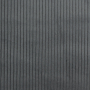 Tissu ameublement fauteuil canapé velours côtelé à grosses côtes Hyper, gris foncé