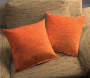 Upholstery fabric Chenille, Esmeralda terracotta