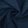 Meubelstof Cosy Honeycomb, donkerblauw