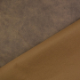 Furnishing fabric leather look Yuma, brown
