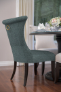 Tissu ameublement fauteuil canapé Lumos, vert moyen