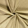 Tissu jersey polyester brillant Glamour, or