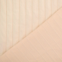 Tissu polyester plissé mix 3D Stripes Fibre Mood, beige clair