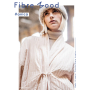 Tissu polyester plissé mix 3D Stripes Fibre Mood, beige clair