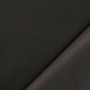 Tissu déperlant extérieur polyester uni, noir