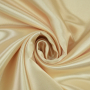 Tissu satin polyester uni, beige