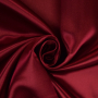 Tissu satin polyester uni, bordeaux