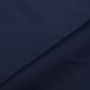Tissu satin polyester uni, bleu foncé