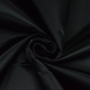 Tissu satin polyester uni, noir