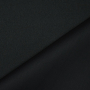 Tissu satin polyester uni, noir