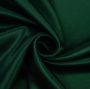 Tissu satin polyester uni, vert sapin