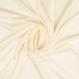 Tissu jersey polyester, blanc cassé
