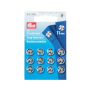 Prym 12 Boutons pression à coudre argent 11 mm