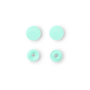 Press fasteners 12,4 mm, mint groen