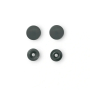 Prym Boutons pression Color Snaps ronds 12,4 mm, gris foncé