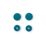 Boutons pression 12,4 mm, turquoise
