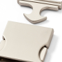 Prym Belt buckle metal 40 mm, zilverkleurig-mat