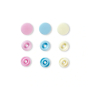 Boutons pression Color KST 12,4mm pink/light blue/pearl