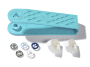 Prym Love Jersey Druckknopf 8 mm blau