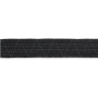 Prym Elastique standard 25 mm, 1 m, résistant à l'ébullition, noir