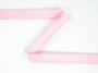 Biaisband stippen, 3 m, roze