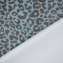 Rain coat fabric Aqua Protect leopard, smoky blue