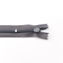 Fermeture éclair invisible 25 cm, gris foncé