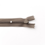 Fermeture éclair invisible 25 cm, taupe