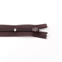 Fermeture éclair invisible 60 cm, marron