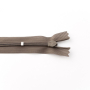 Fermeture éclair invisible 60 cm, taupe