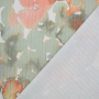 Tissu jersey côtelé Fleurs Aquarell Flowers, menthe clair