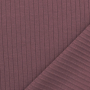 Tissu jersey de coton côtelé, vieux lilas