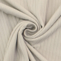 Tissu jersey de coton côtelé, gris clair