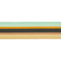 Ruban de reps Retro stripes menthe 35 mm