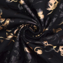 Punta di Roma jersey Golden Flowers, zwart