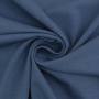 Tissu jersey punta di roma romanite uni, bleu denim