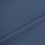 Tissu jersey punta di roma romanite uni, bleu denim