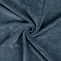 Tissu jersey velours côtelé milleraies, bleu dennim