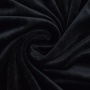 Samt Jersey, schwarz