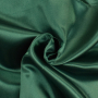 Tissu satin polyester léger uni, vert foncé