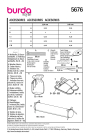 Naaipatroon Accessoires, Burda 5676, Nl/Dui/En/Fr