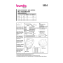 Paper Pattern Baby Accessoires, Burda 5834, En/Ger/Fr