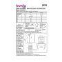 Naaipatroon Baby autoset, Burda 9233, Nl/Dui/En/Fr