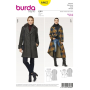Sewing pattern blazer coat, Burda 6462, En/Ger/Fr