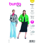 Naaipatroon blouson, Burda 5846, Nl/Dui/En/Fr