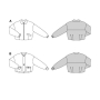 Naaipatroon blouson, Burda 5846, Nl/Dui/En/Fr