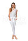 Blouse , Shawl Collar, Burda 6533, Dui/En/Fr