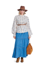 Naaipatroon Blouse, Burda 5700, Nl/Dui/En/Fr